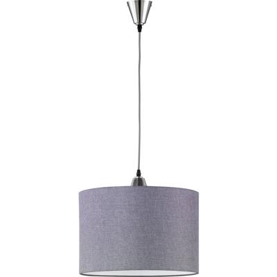 Led Hanglamp - Hangverlichting - Trion Tinomi - E27 Fitting - Rond - Mat Nikkel - Aluminium