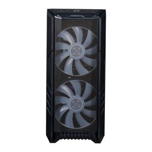 Cooler Master HAF 500 Midi-tower PC-behuizing Zwart 3 voorgeïnstalleerde LED-ventilators, Zijvenster, Stoffilter