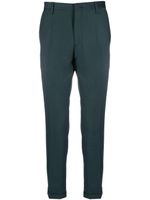 Paul Smith pantalon en laine à coupe fuselée - Vert