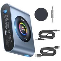 Joyroom JR-CB1 Bluetooth Ontvanger voor Auto Stereo / Home Stereo - Zilver - thumbnail