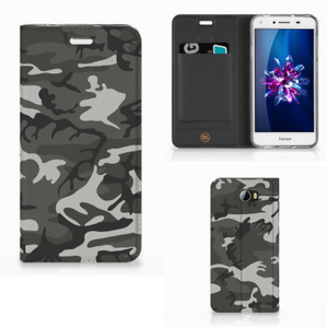 Huawei Y5 2 | Y6 Compact Hoesje met Magneet Army Light