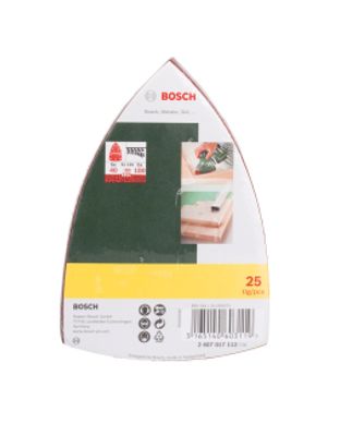 Bosch Accessories 2607017112 Multi-schuurpapierset Met klittenband, Geperforeerd Korrelgrootte (num) 40, 80, 120, 180 (l x b) 102 mm x 62.93 mm 1 set(s)