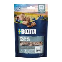 BOZITA Meaty Bites Hondensnack met 92% lam, 70 g, met één hand portioneerbare, smaakvolle lekkernijen zonder granen, zonder kip en zonder glycerine, lekkernijen waar je hond van zal houden