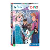 Clementoni Legpuzzel Super Color Frozen, 104st. - thumbnail