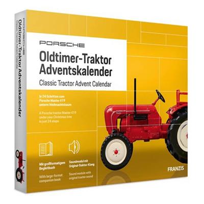 Franzis Adventkalender Porsche Classic Traktor Geel 24-delig