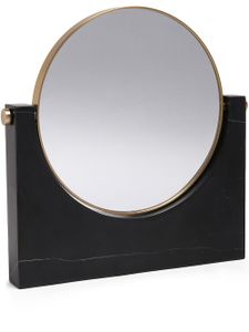 Audo miroir Pepe à pied en marbre - Noir