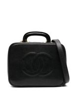 CHANEL Pre-Owned trousse de toilette en cuir (années 1990) - Noir