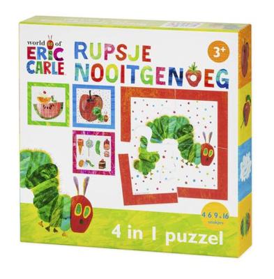 Rupsje Nooitgenoeg Puzzel (4+6+9+16 Stukjes) - Puzzel;Puzzel (8716473830106)
