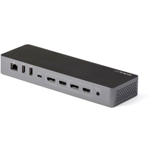 StarTech.com TB3CDK2DHUE notebook dock & poortreplicator Bedraad Thunderbolt 3 Zwart, Grijs