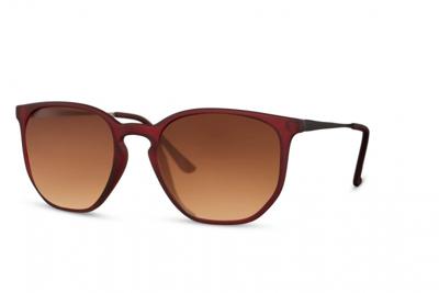 CWI zonnebril panto volledig omrand cat. 2 bruin/bruin CWI zonnebril panto volledig omrand cat. 2 bruin/bruin