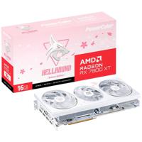 Powercolor AMD Radeon RX 7800 XT Videokaart Hellhound Sakura 16 GB GDDR6-RAM PCIe x16 HDMI, DisplayPort Overclocked, RGB-verlichting - thumbnail