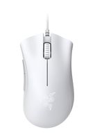 RAZER DeathAdder Essential White Ed Gaming-muis Kabelgebonden Optisch Zwart 5 Toetsen 6400 dpi - thumbnail