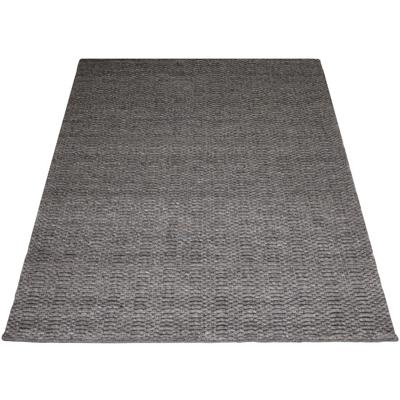 Scandinavisch Vloerkleed Donkergrijs Handgeweven Liam Scandinavisch Vloerkleed Donkergrijs Handgeweven Liam