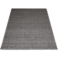 Scandinavisch Vloerkleed Donkergrijs Handgeweven Liam