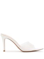 Gianvito Rossi mules Elle 85 mm - Blanc - thumbnail