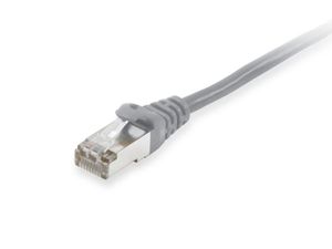 Equip 605507 RJ45 Netwerkkabel, patchkabel CAT 6 S/FTP 0.50 m Grijs Vergulde steekcontacten 1 stuk(s)