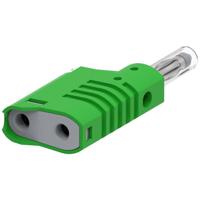 Electro PJP 1089-CD1-V Banaanstekker Stekker, recht Stift-Ø: 4 mm Groen 1 stuk(s)