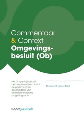 Omgevingsbesluit (Ob) - Jan van de Broek - eBook (9789460944086)