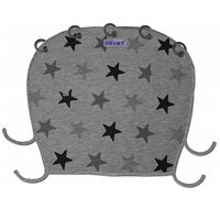 Dooky Design beschermdoek (Grey Stars) - thumbnail