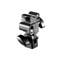 Walimex systeemflitshouder met geïntegreerde parapluhouder (draaibare flitsschoen, met 1/4 en 3/8 inch statiefsluiting)