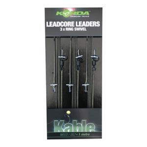 Korda Leadcore Leader Ring Swivel 3st Weed / Silt