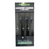 Korda Leadcore Leader Ring Swivel 3st Weed / Silt - thumbnail