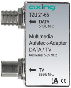 Axing TZU 21-65 Kabelsplitter/-combiner Zilver