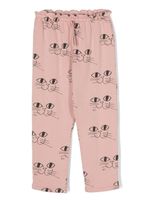 Bobo Choses pantalon Smiling Cat en coton biologique - Rose - thumbnail