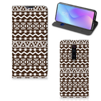 Xiaomi Redmi K20 Pro Hoesje met Magneet Aztec Brown