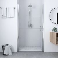 VidaXL Douchedeur 91x195 cm gehard glas