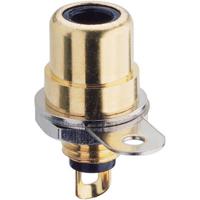 Lumberg BTO 1 V-BK Cinch-connector Bus, inbouw verticaal Aantal polen: 2 Zwart 1 stuk(s)