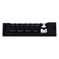 LIANLI LL-Edge HUB BK afneembare USB-hub, 4 x USB 2.0-headers/6 PWM-headers, LL-Edge HUB BK (Japanse erkende dealer)