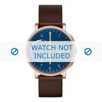 Horlogeband Skagen SKT1103 Leder Bruin 20mm - thumbnail