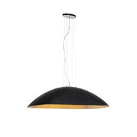 QAZQA Industriële hanglamp zwart met goud 115 cm - Magna - thumbnail