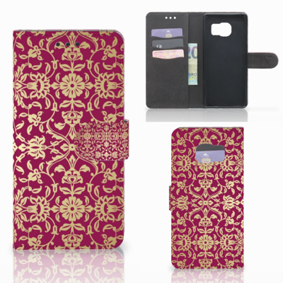 Wallet Case Samsung Galaxy S7 Edge Barok Pink