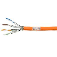 LogiLink Professional CPV0062 - CAT 7 1000MHz LSZH (Low Smoke Zero Halogeen) netwerk installatiekabel met vuur veiligheidsklasse: Dca, AWG23 S/FTP 500m simplex, oranje