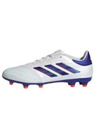 adidas Copa Pure II League voetbalschoenen voor dames en heren, stevige grondschoenen, Ftwr Wit Lucid Blauw Zonne-rood, 41 1/3 EU