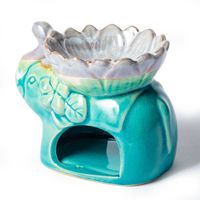 Olieverdamper & Aromabrander Olifant Turquoise (12,5 x 9 x 9 cm)