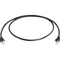 Telegärtner L00000A0235 RJ45 Netwerkkabel, patchkabel CAT 6A S/FTP 0.25 m Zwart Vlambestendig, Halogeenvrij, UL gecertificeerd 1 stuk(s) - thumbnail