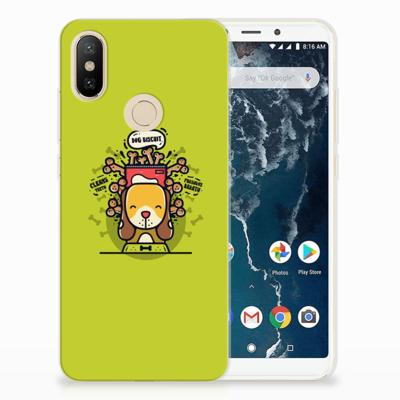 Xiaomi Mi A2 Telefoonhoesje met Naam Doggy Biscuit Xiaomi Mi A2 Telefoonhoesje met Naam Doggy Biscuit