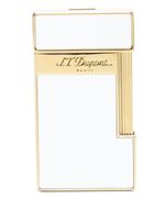 S.T. Dupont briquet Slimmy à logo gravé (6,5 cm x 3,5 cm) - Blanc