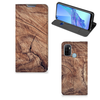 OPPO A53 | A53s Book Wallet Case Tree Trunk OPPO A53 | A53s Book Wallet Case Tree Trunk