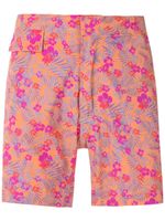 Amir Slama short de bain à fleurs - Orange