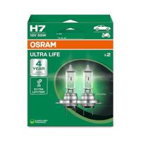 OSRAM ULTRA LIFE, H7, halogeenkoplampen, hangende vouwdoos (2 lampen)