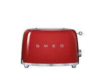 Smeg TSF01RDEU 50's style broodrooster 2X2 geschikt voor twee sneetjes brood, Rood - thumbnail