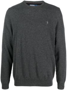 Polo Ralph Lauren pull à logo brodé - Gris