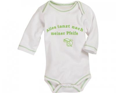 Schnizler romper lange mouw junior katoen beige/groen mt 50/56