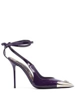 Philipp Plein escarpins en cuir à ornements 105 mm - Violet - thumbnail