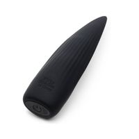 Sensation Rechargeable Flickering Tongue Vibrator - Black