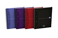 Oxford 100100748 schrijfblok & schrift Paars, Blauw, Rood, Zwart A4